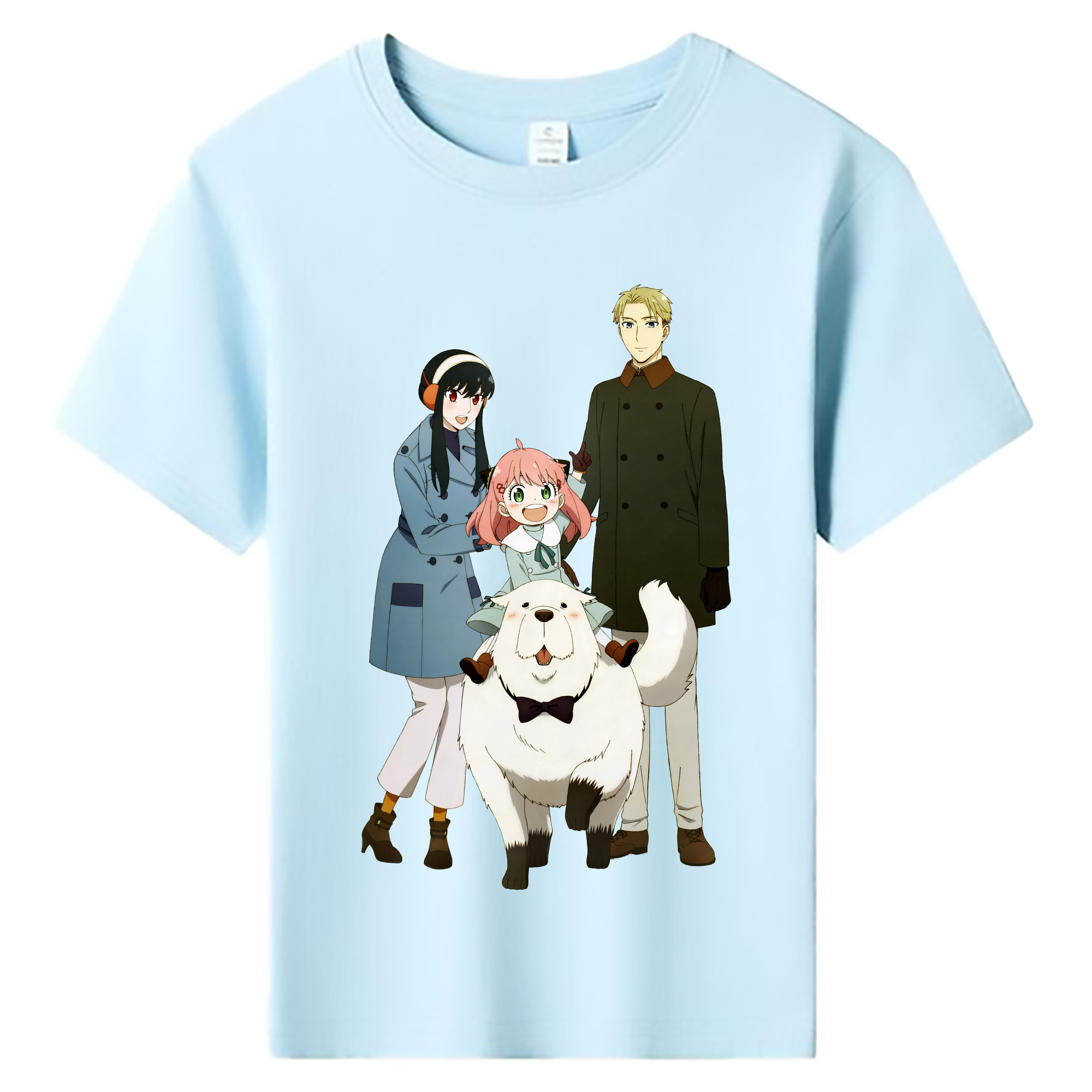 （画像用） SPY×FAMILY间谍家家酒 綿100％キッズTシャツ（フロントプリント）